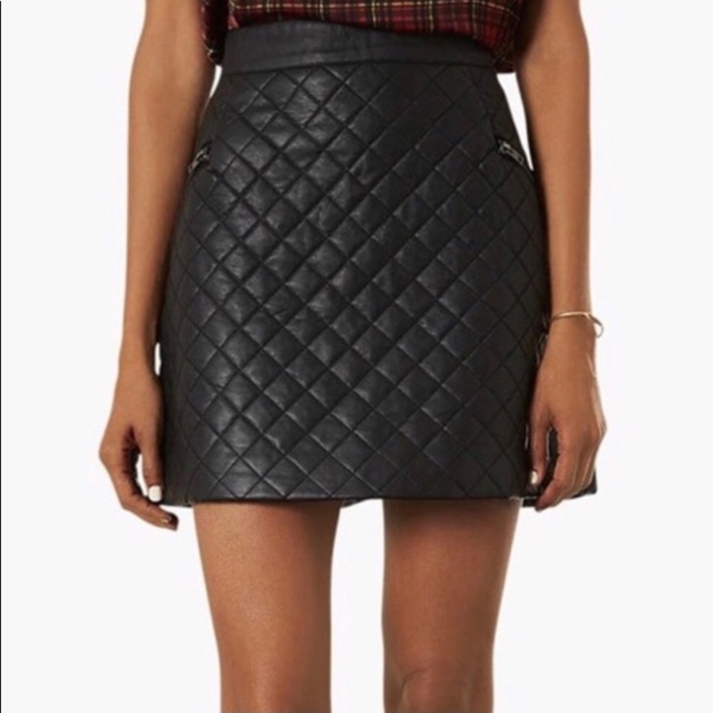 Leather skirt